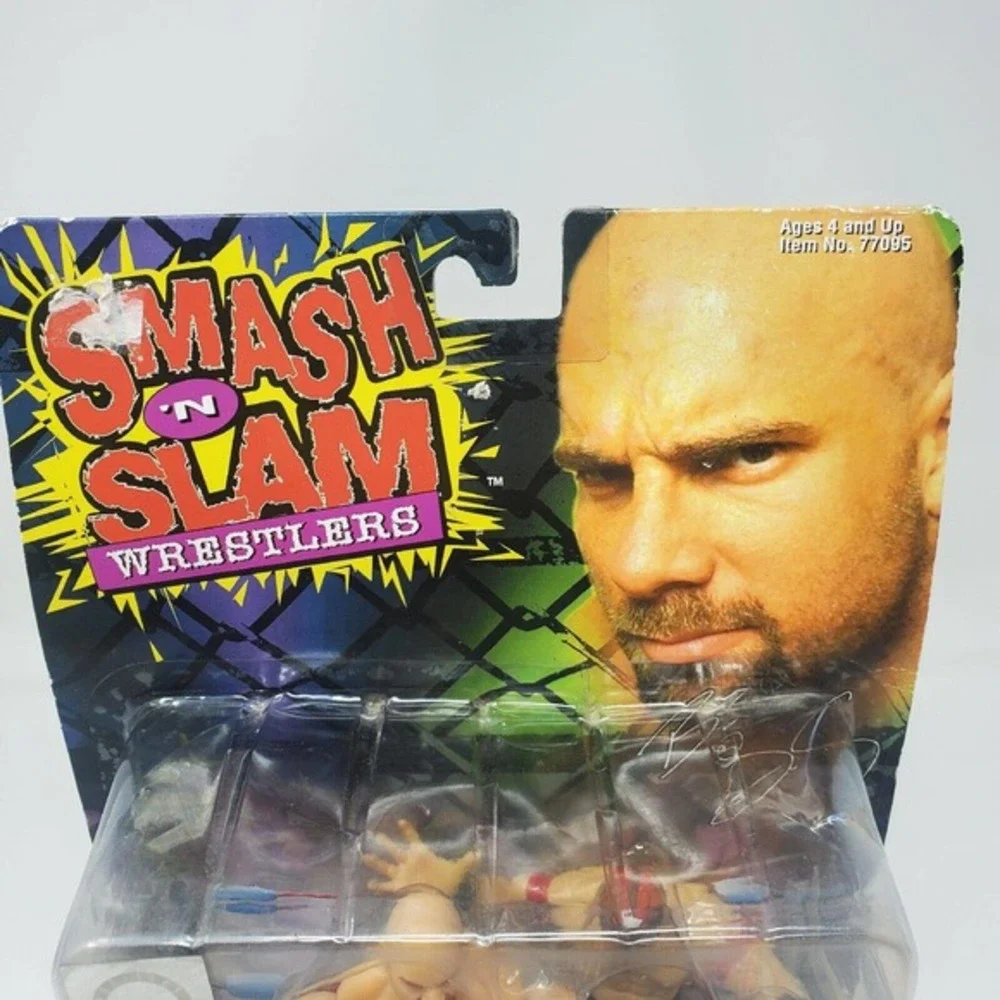 WCW Goldberg NEW Masked Wrestler‎ Action Figure Smash 'N Slam Wrestlers 1999 VTG